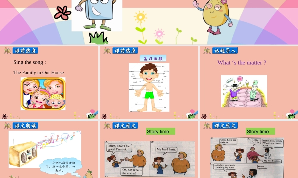 三年级英语上册 Unit 4 Family Lesson 6 Lynn sees a Doctor课件 冀教版（三起）-冀教版小学三年级上册英语课件