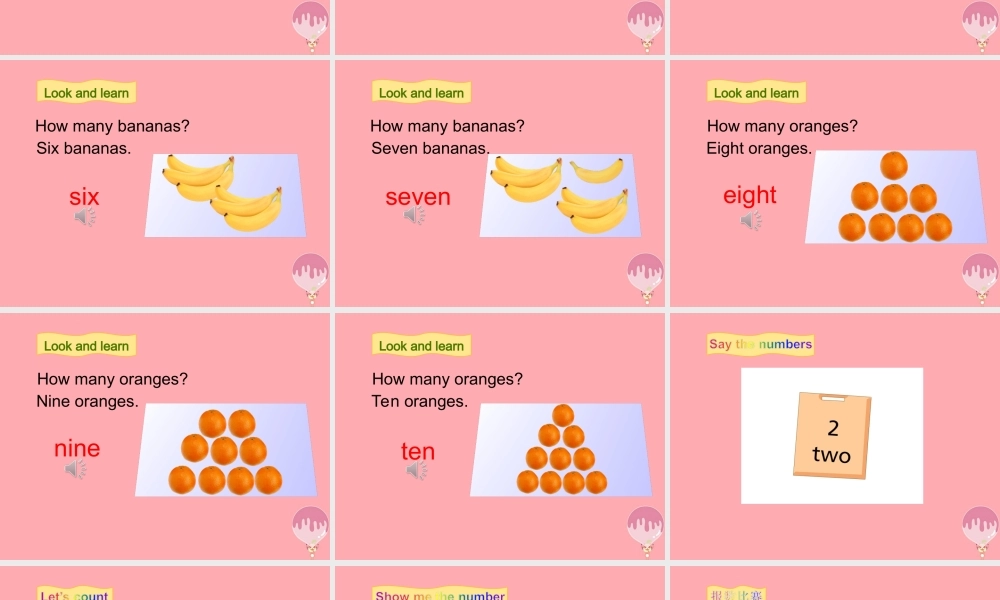 三年级英语上册 Unit 10 Numbers（第1课时）课件 牛津上海版-牛津上海版小学三年级上册英语课件