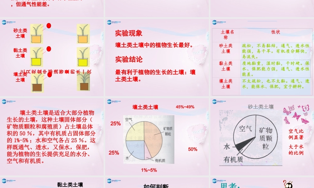 三年级科学下册《土壤的种类》课件1 青岛版