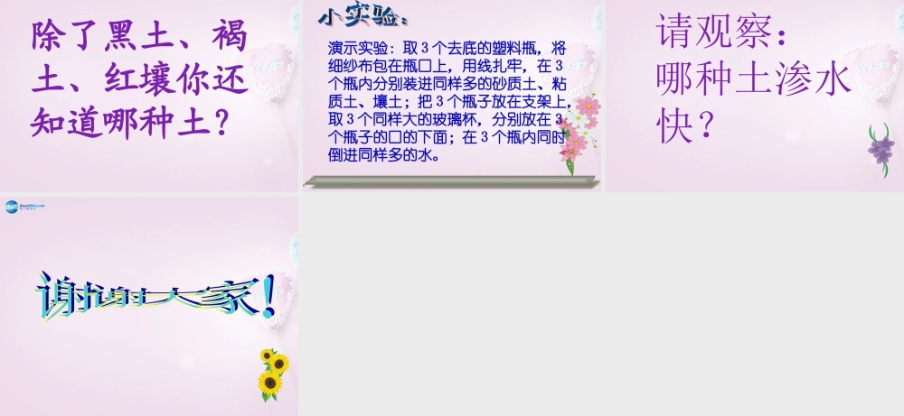 三年级科学下册《土壤的种类》课件2 青岛版