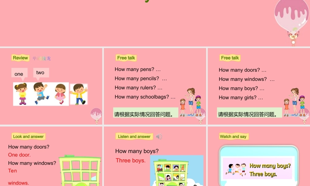 三年级英语上册 Unit 10 Numbers（第2课时）课件 牛津上海版-牛津上海版小学三年级上册英语课件