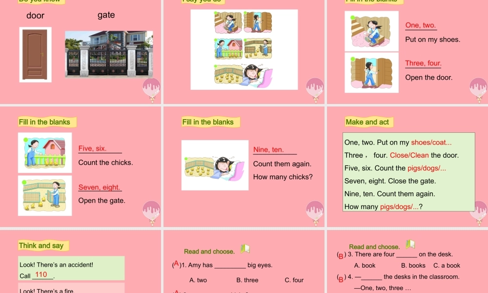 三年级英语上册 Unit 10 Numbers（第2课时）课件 牛津上海版-牛津上海版小学三年级上册英语课件