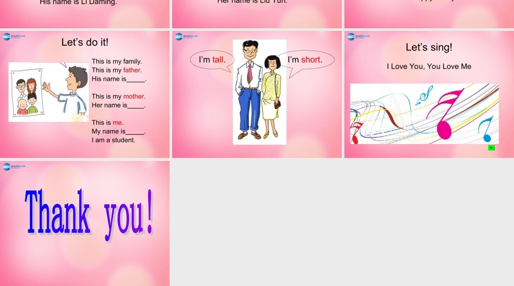 三年级英语上册 Unit 4 Family Lesson 20 Li Ming’s Family课件 冀教版（三起）-冀教版小学三年级上册英语课件