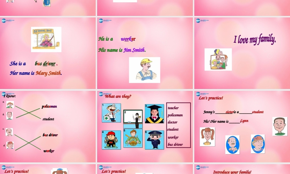 三年级英语上册 Unit 4 Family lesson 21 jenny’s family课件 冀教版（三起）-冀教版小学三年级上册英语课件