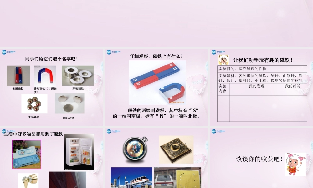 三年级科学下册《有趣的磁铁》课件2 青岛版