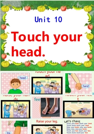三年级英语上册 Unit 10 Touch yout head课件3 湘少版-湘少版小学三年级上册英语课件