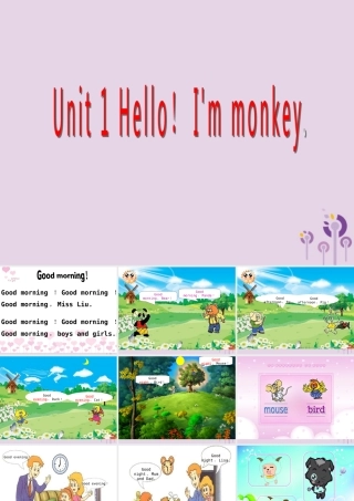 三年级英语上册 Unit 1 Hello课件2 人教PEP版-人教PEP小学三年级上册英语课件