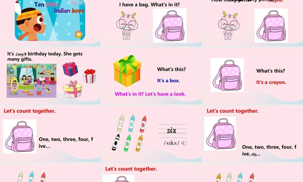 三年级英语上册 Unit 6 Happy birthday Part B 第5课时上课课件+素材 人教PEP