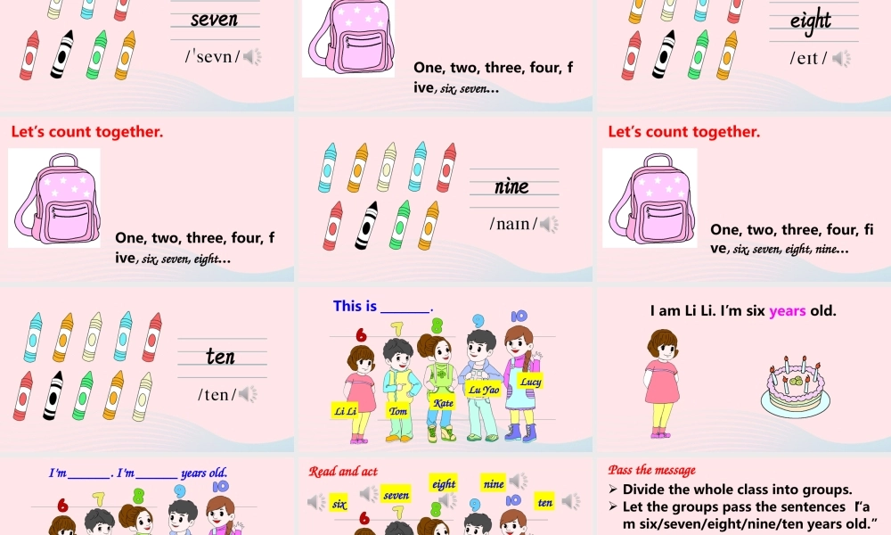 三年级英语上册 Unit 6 Happy birthday Part B 第5课时上课课件+素材 人教PEP