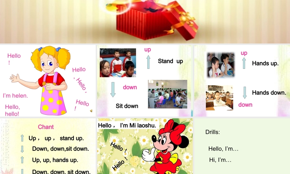三年级英语上册 Unit 1 Hello课件2 湘少版-湘少版小学三年级上册英语课件