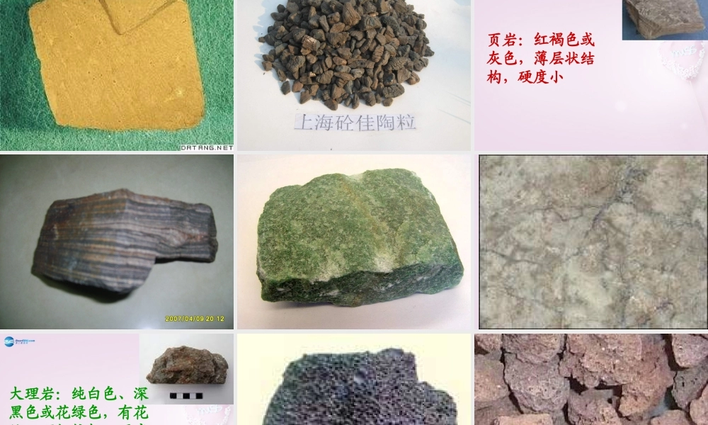 三年级科学下册《做个岩石百宝箱》课件5 青岛版