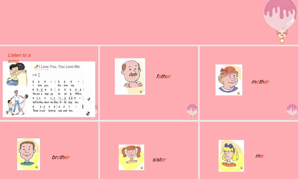 三年级英语上册 Unit 4 Family lesson19 family课件 冀教版（三起）-冀教版小学三年级上册英语课件