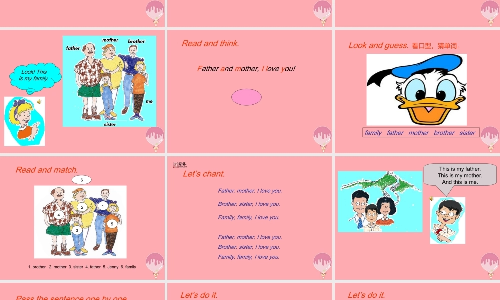 三年级英语上册 Unit 4 Family lesson19 family课件 冀教版（三起）-冀教版小学三年级上册英语课件