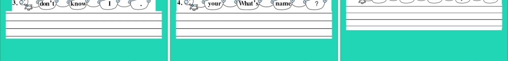 三年级英语上册 Unit 4 How old are you作业课件 湘少版-湘少版小学三年级上册英语课件