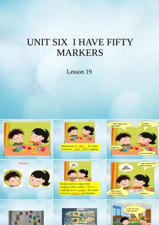 三年级英语上册 Unit 6 I have fifty markers Lesson 19课件 北京课改版-北京课改版小学三年级上册英语课件