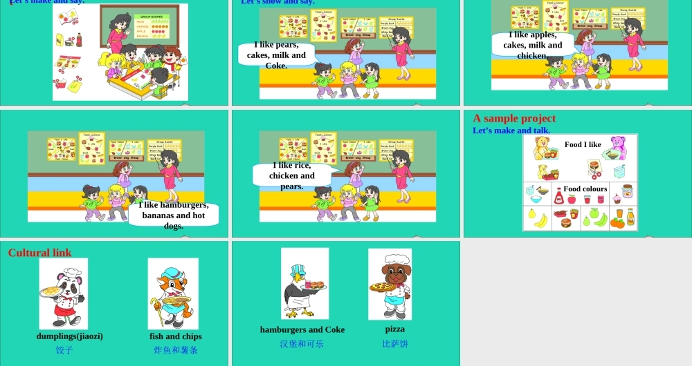 三年级英语上册 Fun time 2（Project）课件 人教精通版（三起）-人教版小学三年级上册英语课件