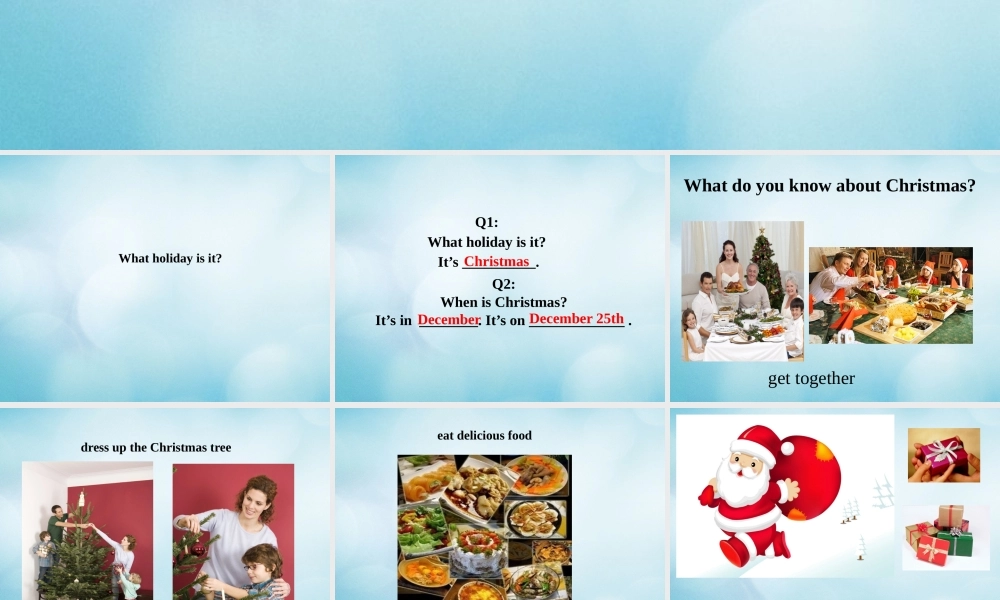 三年级英语上册 Unit 7 When is Thanksgiving Lesson 24课件 北京课改版-北京课改版小学三年级上册英语课件