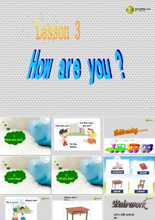 三年级英语上册 Lesson 3 How are you课件 （新版）冀教版