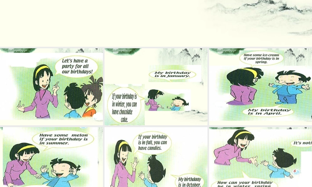 三年级英语上册 Unit 7(1) 第六课时课件 人教新起点