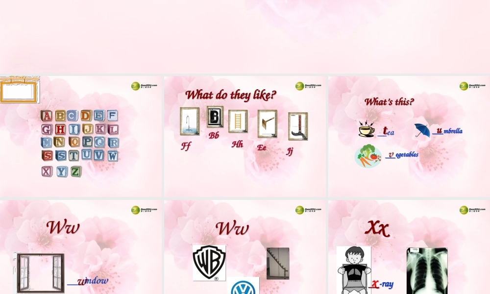 三年级英语上册 Lesson 12 More Letters课件 （新版）冀教版