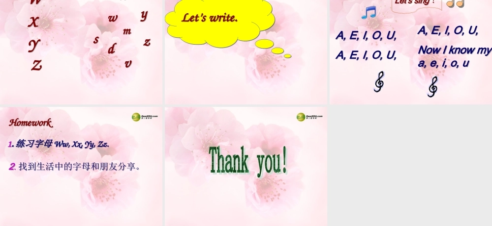 三年级英语上册 Lesson 12 More Letters课件 （新版）冀教版