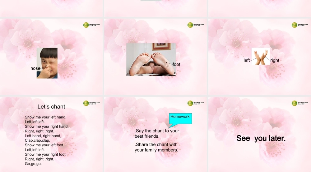 三年级英语上册 Lesson 15 Left and Right课件 （新版）冀教版