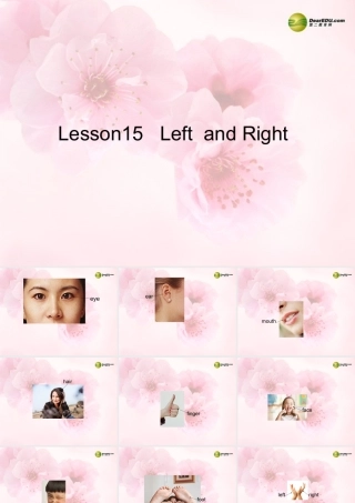 三年级英语上册 Lesson 15 Left and Right课件 （新版）冀教版