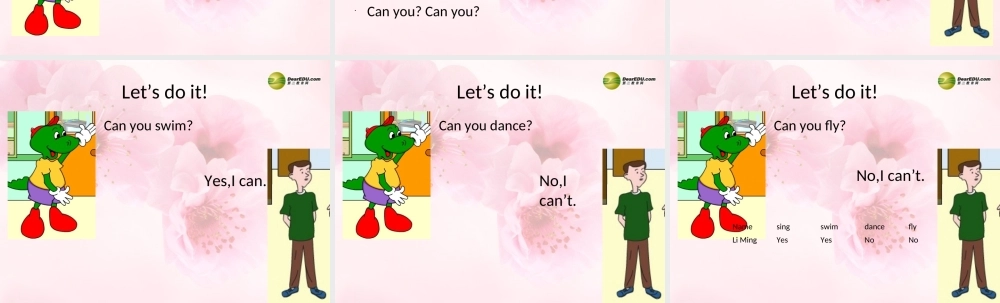 三年级英语下册 Lesson 3 Fish and Birds1课件 （新版）冀教版