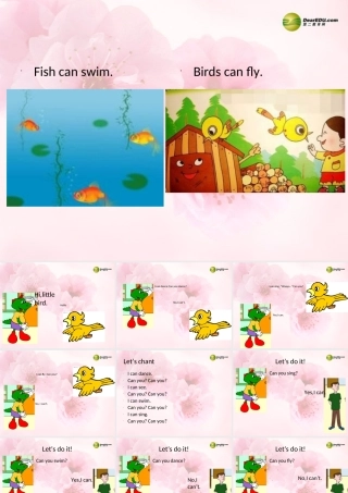 三年级英语下册 Lesson 3 Fish and Birds1课件 （新版）冀教版