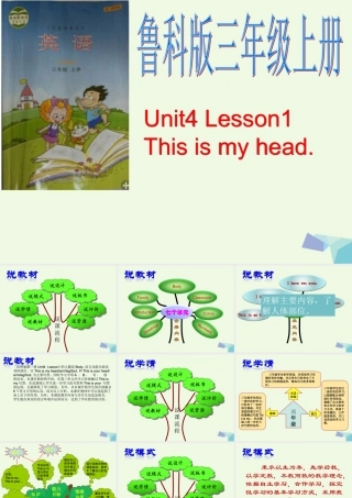 三年级英语上册 Unit 4 Lesson 1 This is my head课件3 鲁科版-鲁科版小学三年级上册英语课件