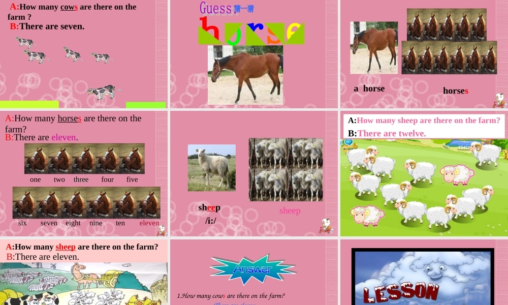 三年级英语上册 Unit 6 Lesson 11（1）课件 闽教版