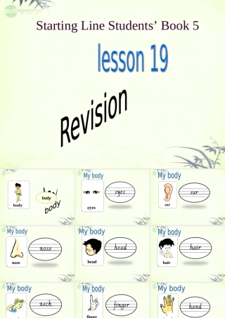 三年级英语上册 Unit 4 lesson 19课件 人教新起点