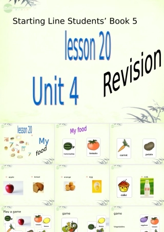 三年级英语上册 Unit 4 lesson 20课件 人教新起点