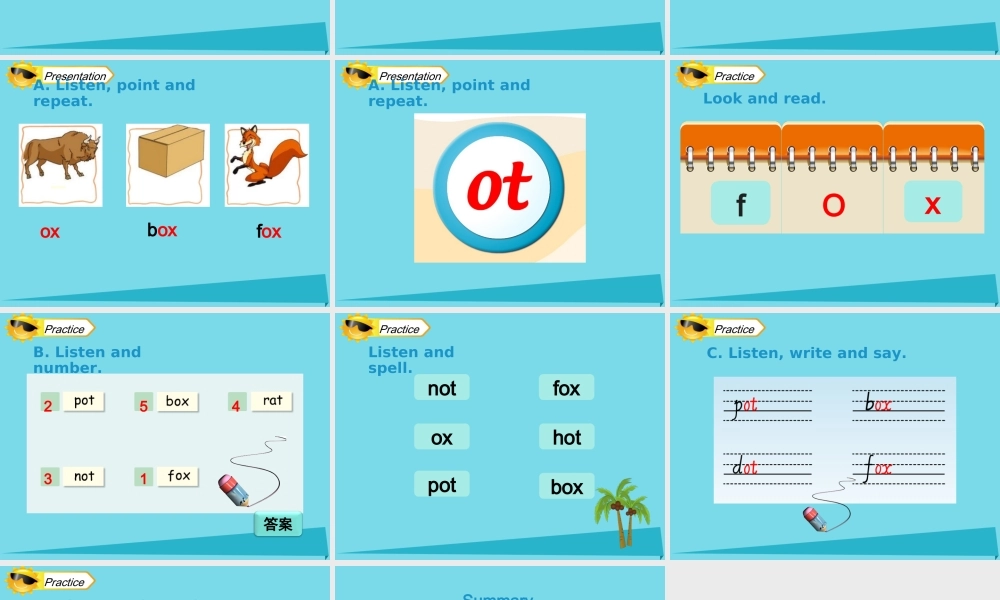 三年级英语上册 Unit 4 Pets（Let’s spell）课件 人教新起点-人教新起点小学三年级上册英语课件