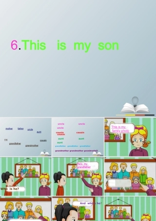 三年级英语下册 Lesson B This is my son课件4 川教版（三起）-川教版小学三年级下册英语课件