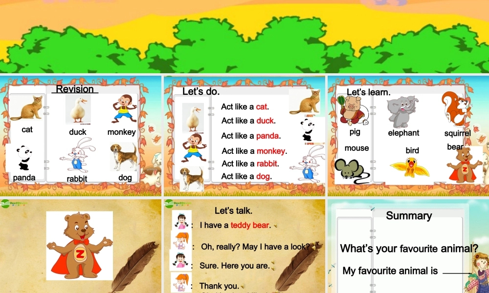 三年级英语上册 Unit 4 We love animal Part B课件 人教PEP