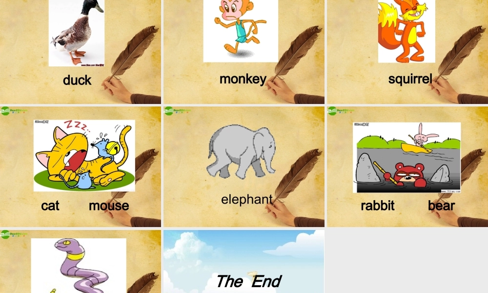 三年级英语上册 Unit 4 We love animal Part B课件 人教PEP