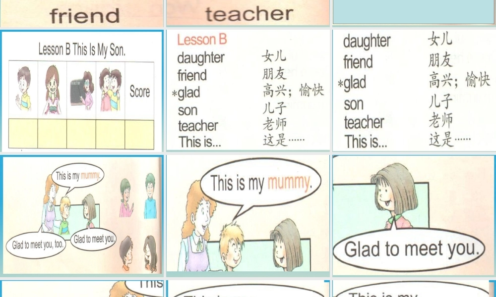 三年级英语下册 Lesson B This is my son课件6 川教版（三起）-川教版小学三年级下册英语课件