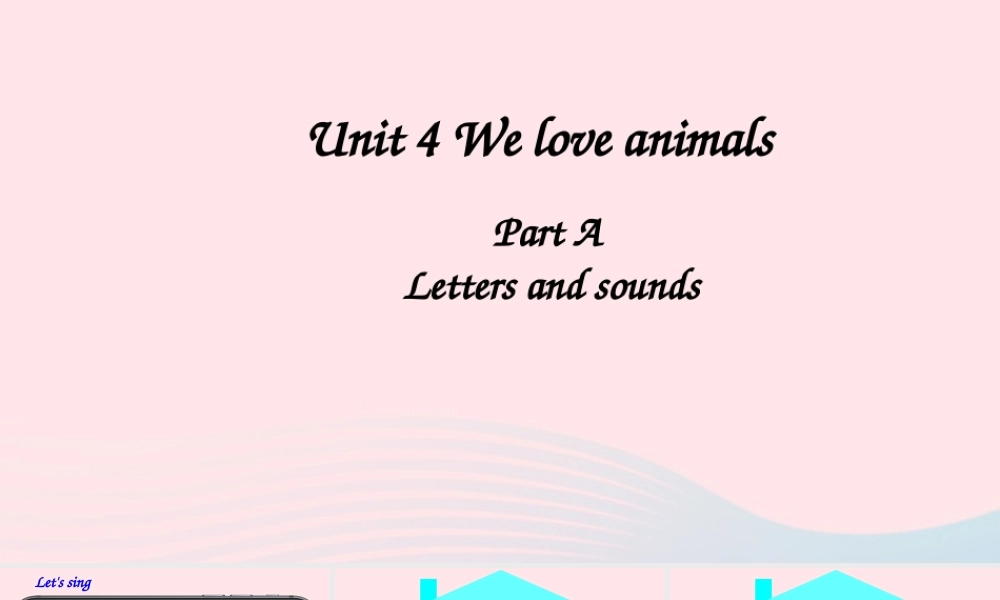 三年级英语上册 Unit 4 We love animals Part A 第3课时备用课件+素材 人教PEP
