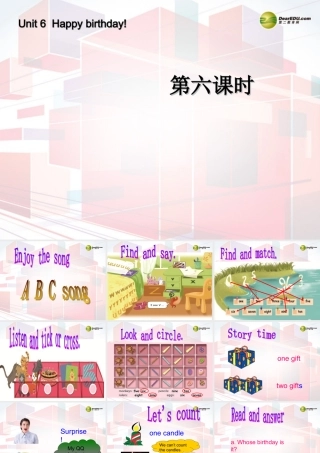 三年级英语上册 Unit 6 第六课时课件 人教PEP（标准版）