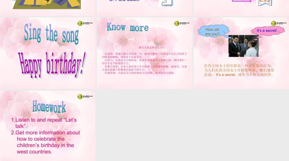 三年级英语上册 Unit 6 第四课时课件 人教PEP（标准版）