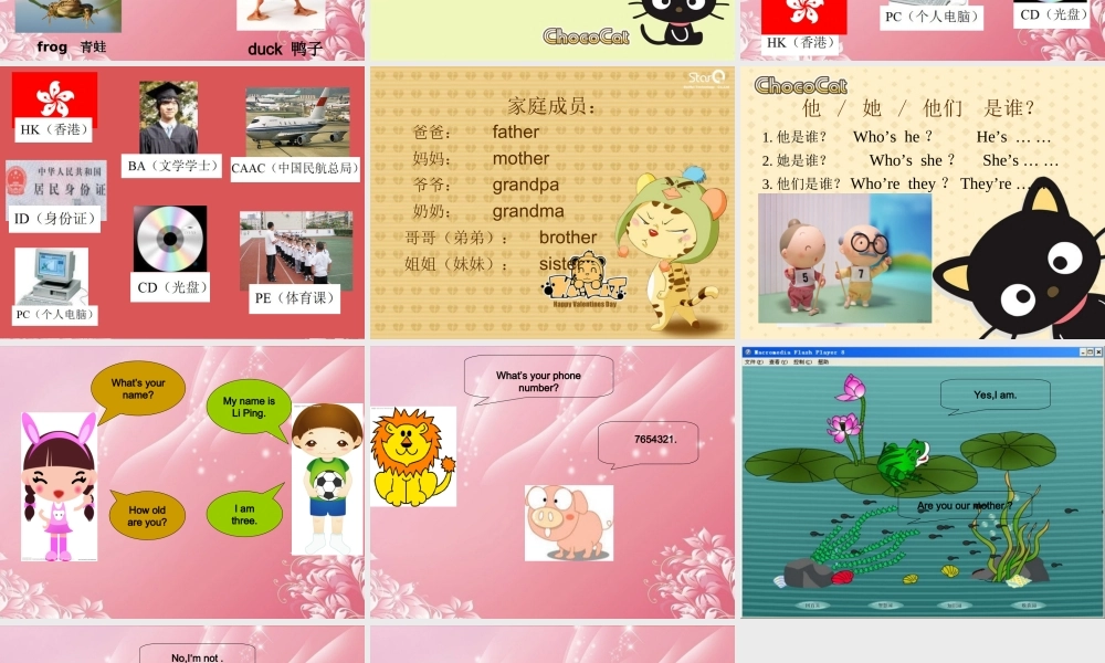 三年级英语上册 Unit 6（1）课件 闽教版