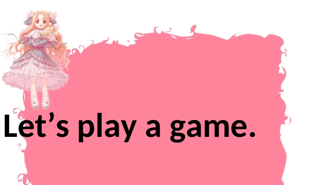 三年级英语下册 Lesson D Let's play a game课件4 川教版（三起）-川教版小学三年级下册英语课件