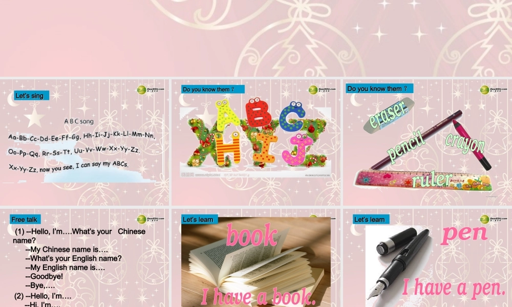 三年级英语上册 Unit1 Hello!第五课时课件 人教PEP（标准版）