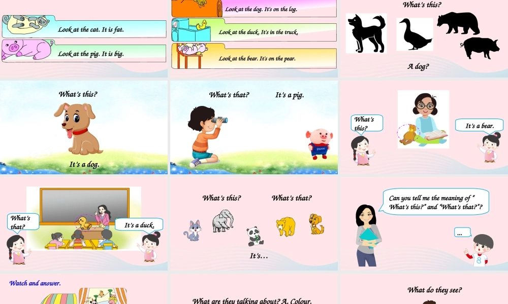 三年级英语上册 Unit 4 We love animals Part B 第4课时上课课件+素材 人教PEP