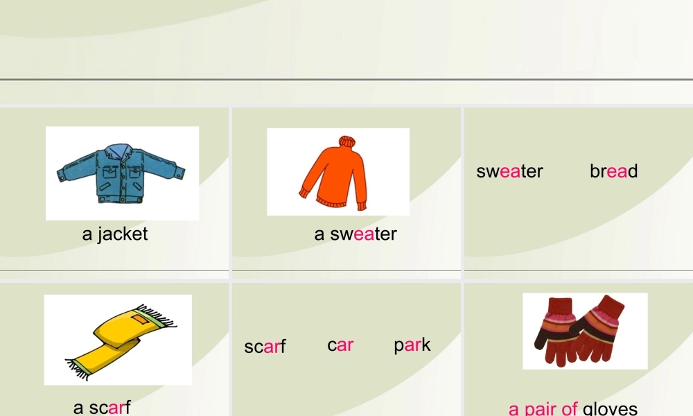 三年级英语上册 Unit 6(23)课件 苏教牛津版