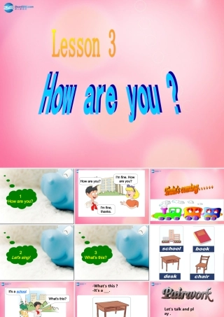 三年级英语上册 Unit1 School and Numbers Lesson 3 How are you课件 冀教版（三起）-冀教版小学三年级上册英语课件