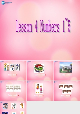 三年级英语上册 Unit1 School and Numbers Lesson 4 Numbers 1-5课件 冀教版（三起）-冀教版小学三年级上册英语课件