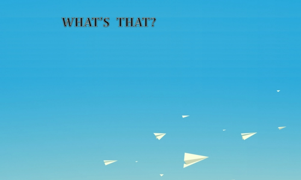 三年级英语下册 Lesson F What's that课件2 川教版（三起）-川教版小学三年级下册英语课件