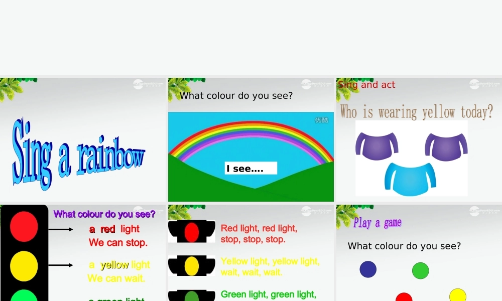 三年级英语上册 Unit2 Colours 第二课时课件 人教PEP